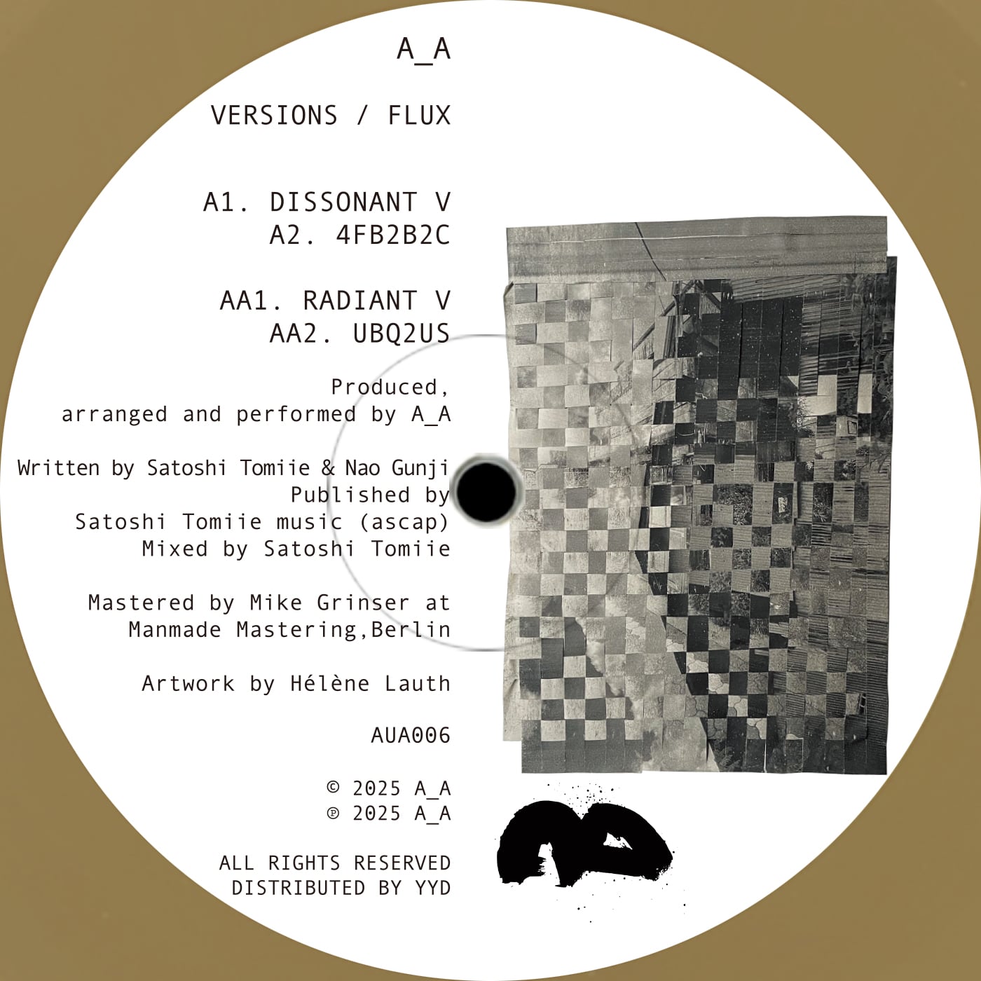 A_A (Satoshi Tomiie + Nao Gunji) - Versions / Flux