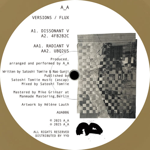 A_A (Satoshi Tomiie + Nao Gunji) - Versions / Flux