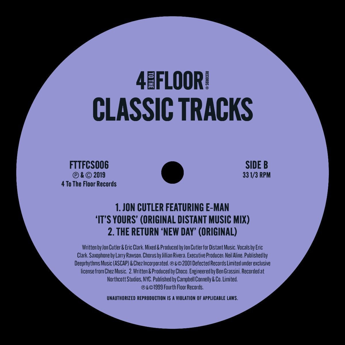 Fonda Rae, Jon Cutler, The Return - Classic Tracks Vol. 5