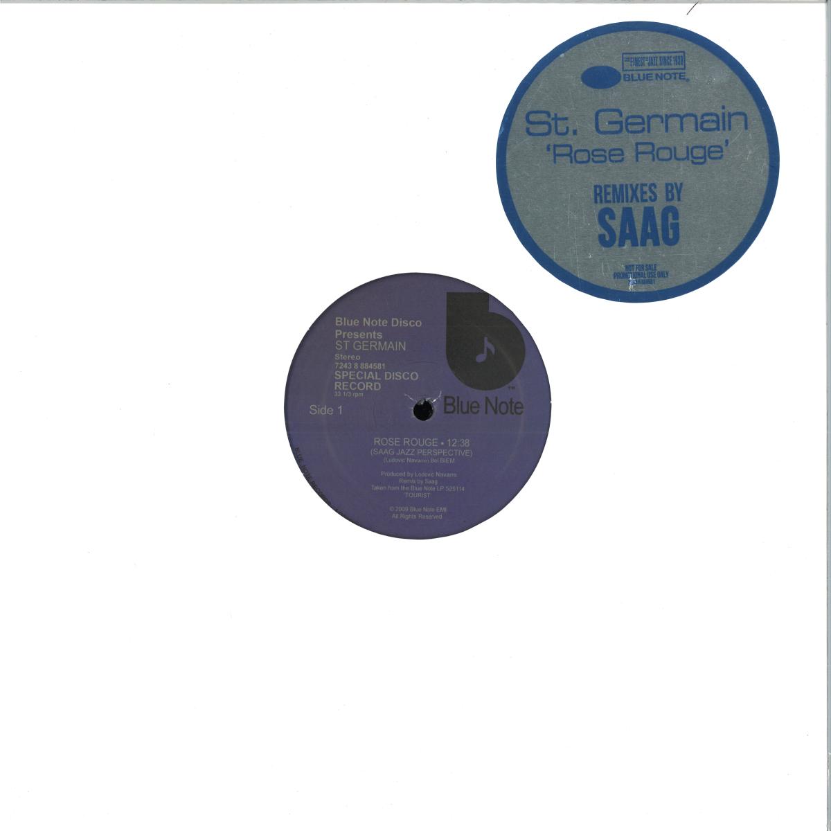 St Germain - Rose Rouge (SAAG Remixes) (Translucent Vinyl)
