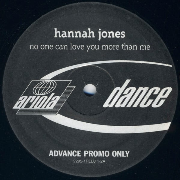 Hannah Jones - No One Can Love You More Than Me