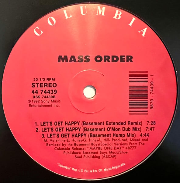 Mass Order - Let's Get Happy