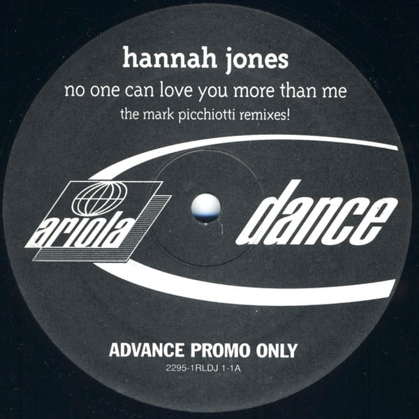 Hannah Jones - No One Can Love You More Than Me