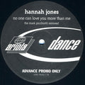 Hannah Jones - No One Can Love You More Than Me