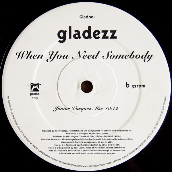 Gladezz - When You Need Somebody