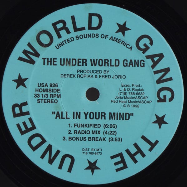 The Under World Gang - All In Your Mind