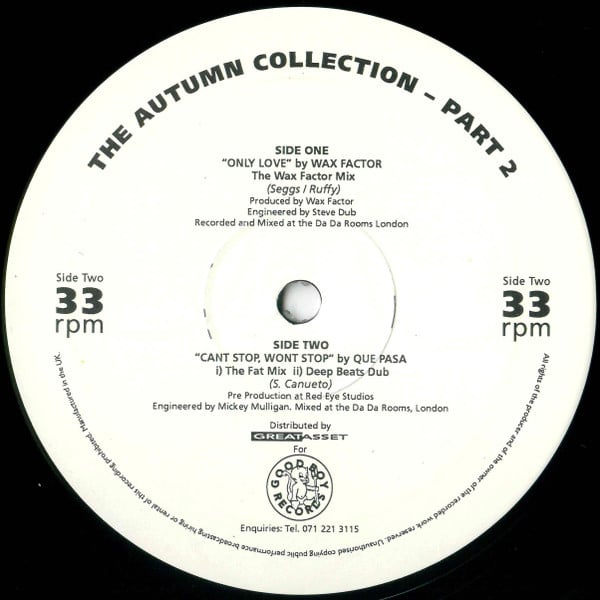 Wax Factor / Que Pasa - The Autumn Collection - Part 2