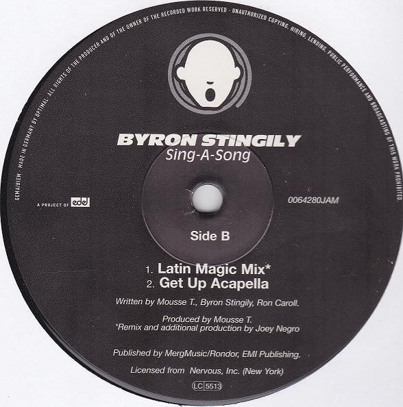 Byron Stingily - Sing A Song (Part 2)