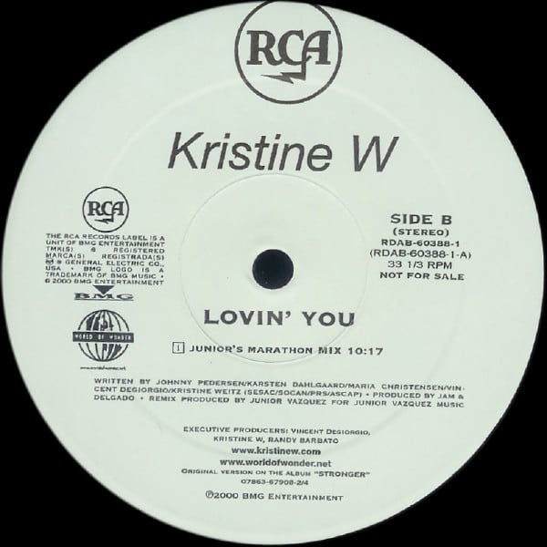 Kristine W - Lovin' You (Disk 1 Of 2)