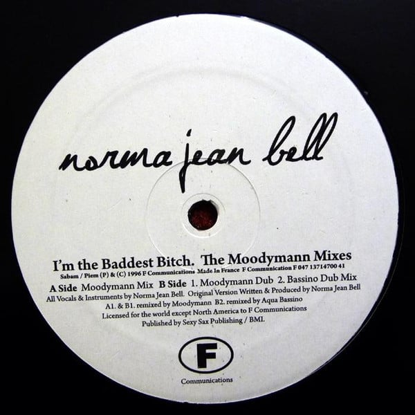 Norma Jean Bell - I'm The Baddest Bitch (The Moodymann Mixes)