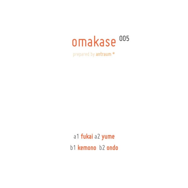 antraum, Anton, Traumer - OMAKASE 005