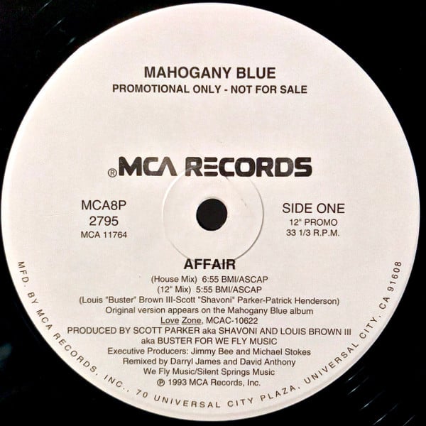 Mahogany Blue - Affair
