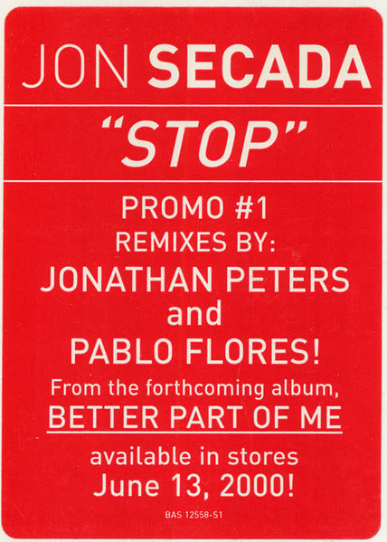 Jon Secada - Stop (Promo #1)