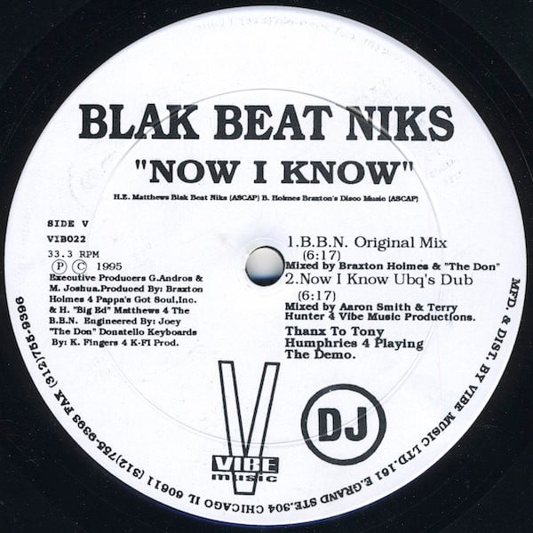 Blak Beat Niks - Now I Know / He's The Man