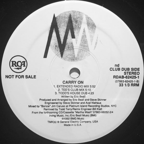 Martha Wash - Carry On (The Todd Terry Released Project)