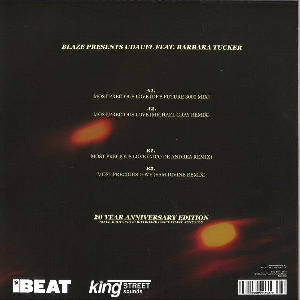 Blaze Feat. Barbara Tucker - Most Precious Love (20 Years Special Edition)