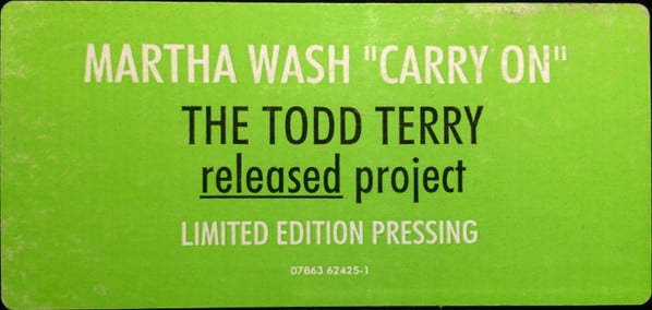 Martha Wash - Carry On (The Todd Terry Released Project)
