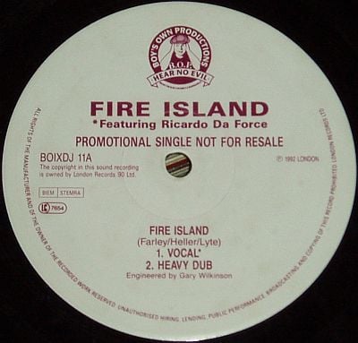 Fire Island Featuring Ricardo Da Force - Fire Island / In Your Bones