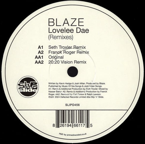 Blaze - Lovelee Dae (Remixes)
