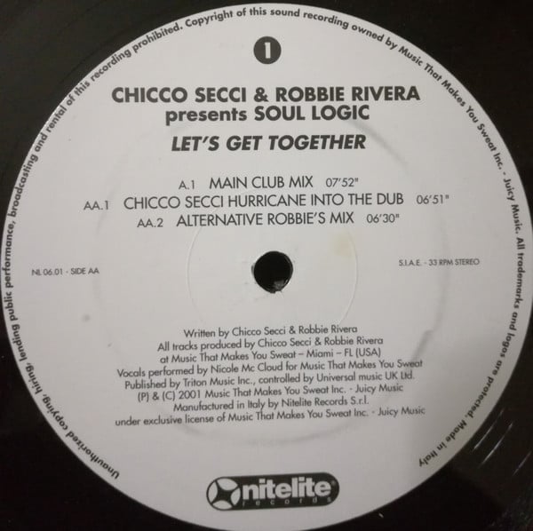 Chicco Secci, Robbie Rivera, Soul Logic - Let's Get Together