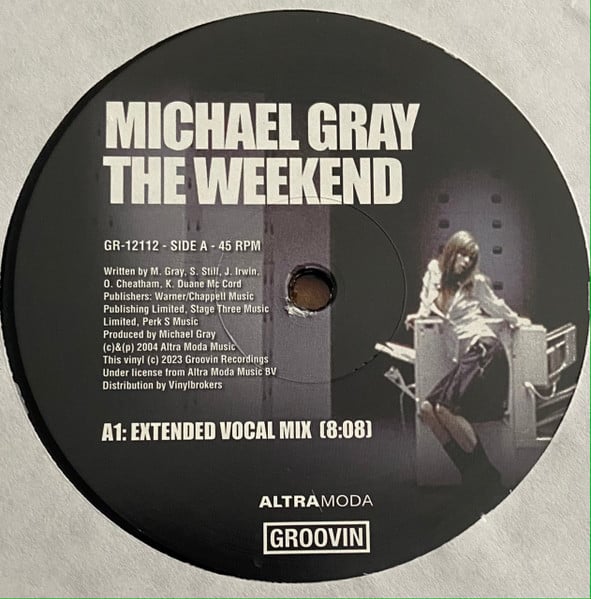 Michael Gray - The Weekend (Blue Vinyl)