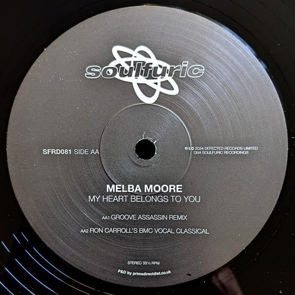 Deepstar Featuring Donna Allen / Melba Moore - Sugar / My Heart Belongs To You