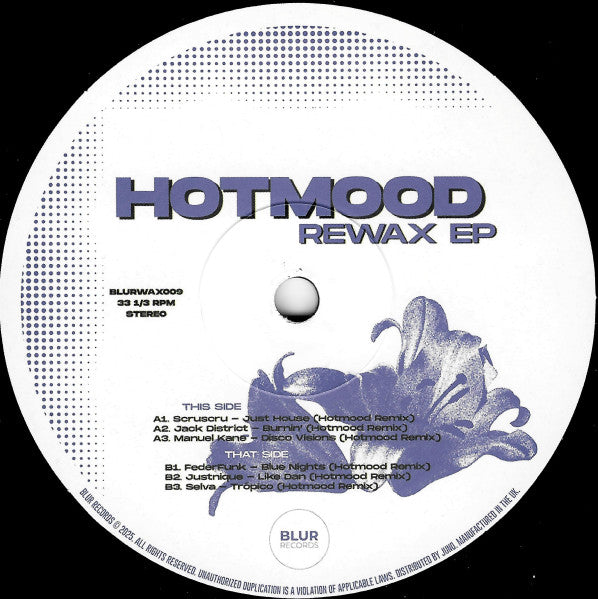 Hotmood - Rewax EP