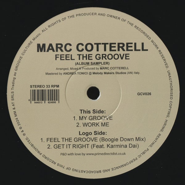 Marc Cotterell - Feel The Groove