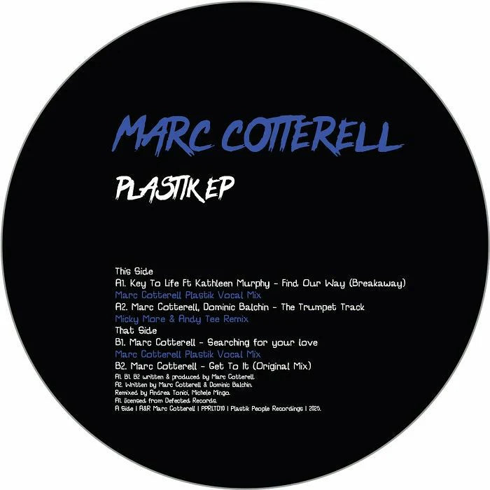 Marc Cotterell - Plastik EP