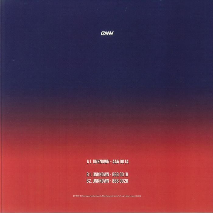 Unknown Artist - OMM010