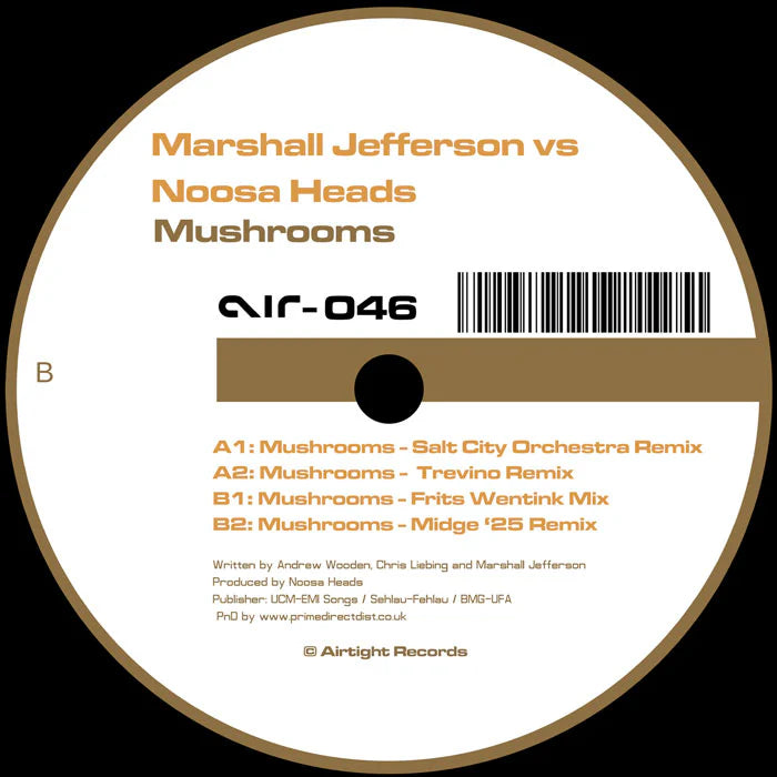 Marshall Jefferson Vs Noosa Heads - Mushrooms