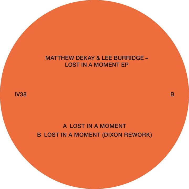 Matthew Dekay, Lee Burridge - Lost In A Moment (Translucid Vinyl)