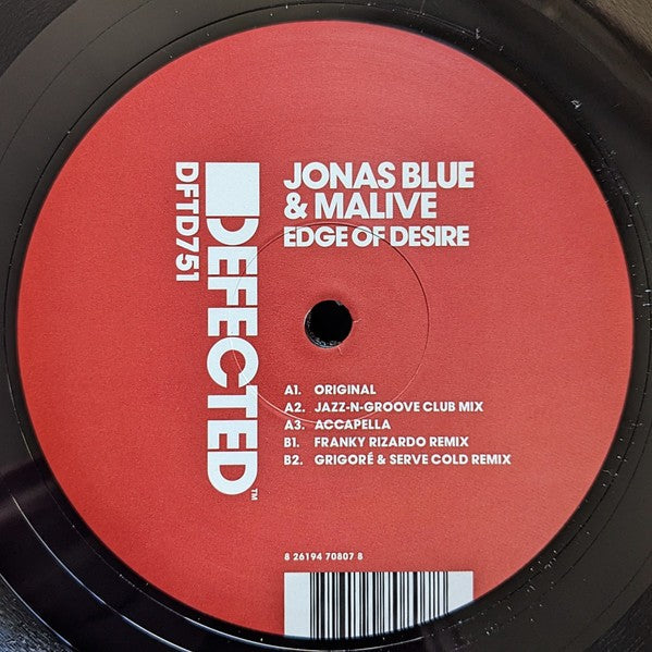 Jonas Blue, Malive - Edge of Desire