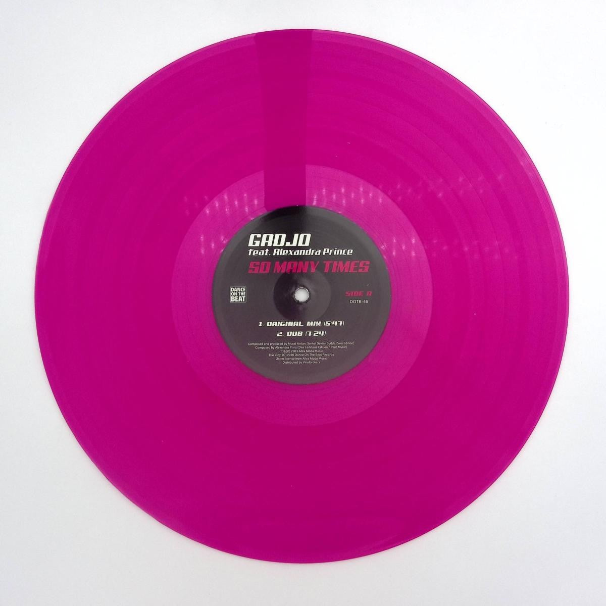 Gadjo, Alexandra Prince - So Many Times (Pink Vinyl)