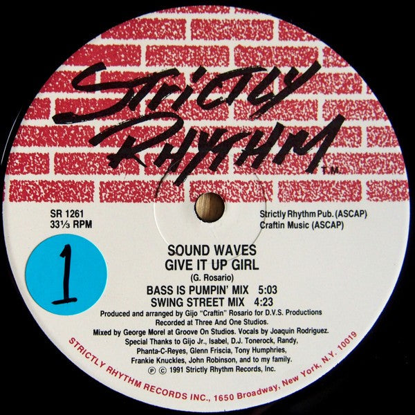 Sound Waves - Give It Up Girl / That's All I Wanna Tell U