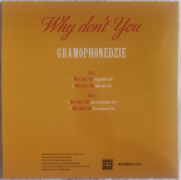Gramophonedzie - Why Don't You