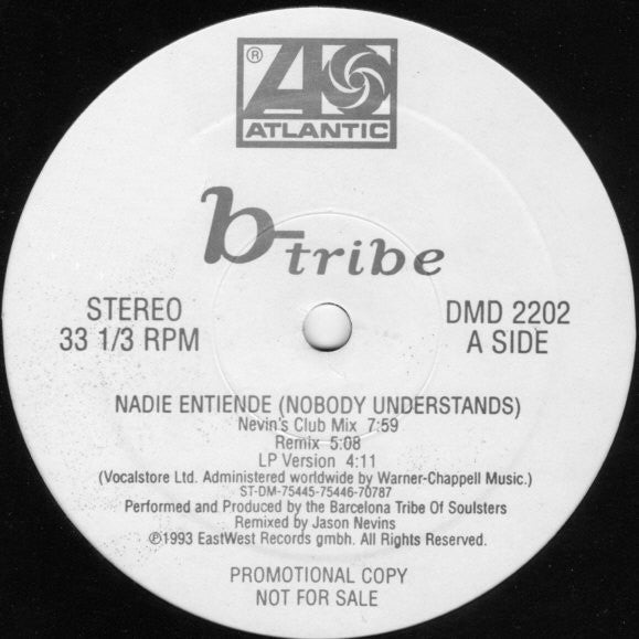 B-Tribe - Nadie Entiende (Nobody Understands)