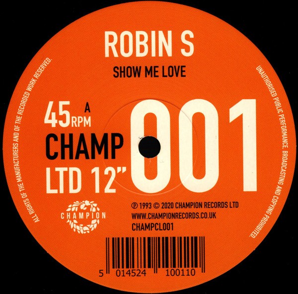 Robin S. - Show Me Love / Luv 4 Luv