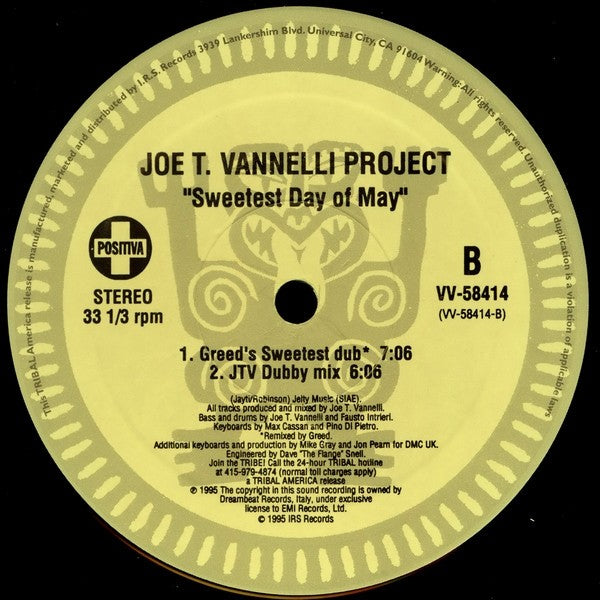 Joe T. Vannelli Project - Sweetest Day Of May (2LP)