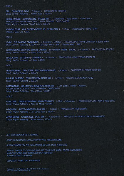 Various - This Is Strictly Rhythm (2LP)