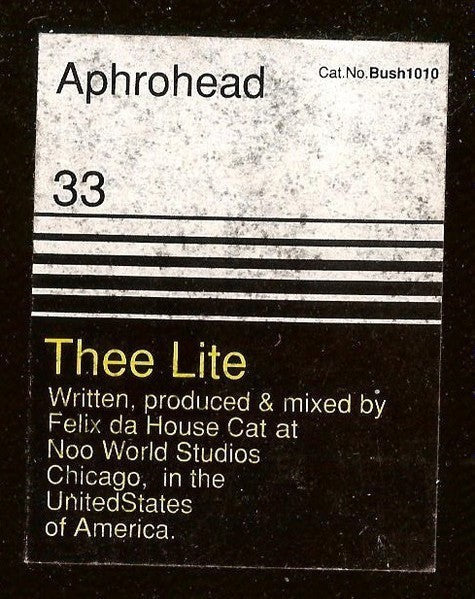 Aphrohead, Felix Da Housecat - Thee Lite
