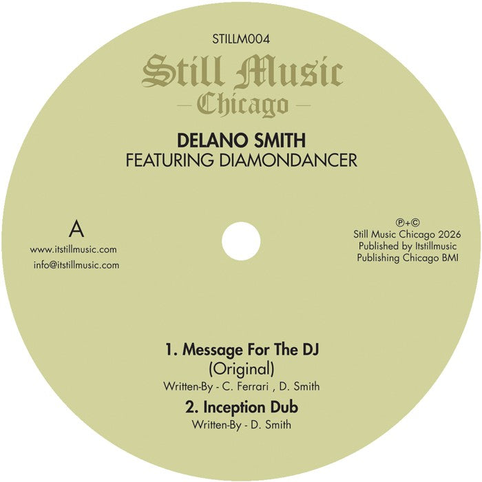 Delano Smith, Diamondancer - A Message For The DJ