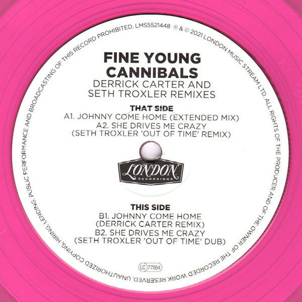 Fine Young Cannibals - She Drives Me Crazy (Seth Troxler And Derrick Carter Remixes)