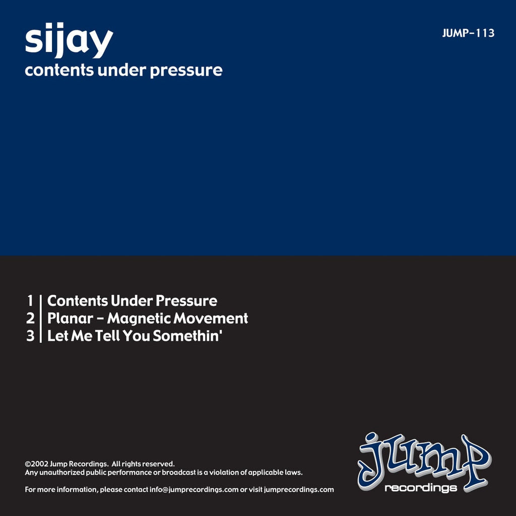 Sijay – Contents Under Pressure