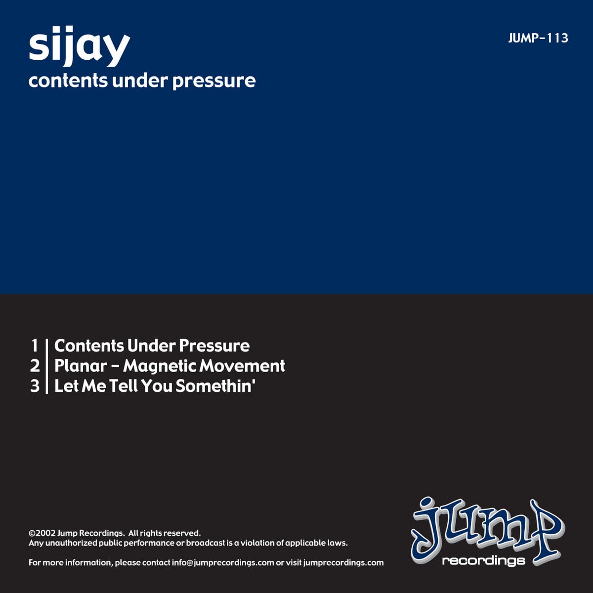 Sijay – Contents Under Pressure