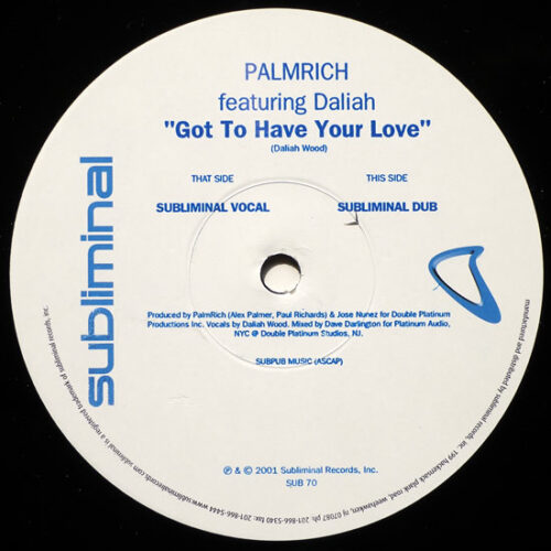 Palmrich, Daliah - Got To Have Your Love