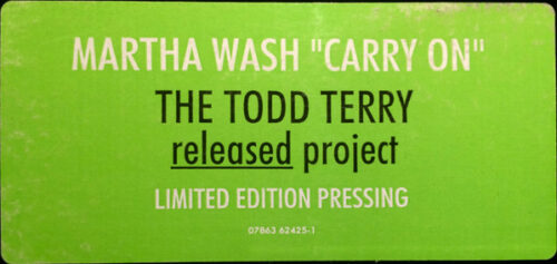 Martha Wash - Carry On (The Todd Terry Released Project)
