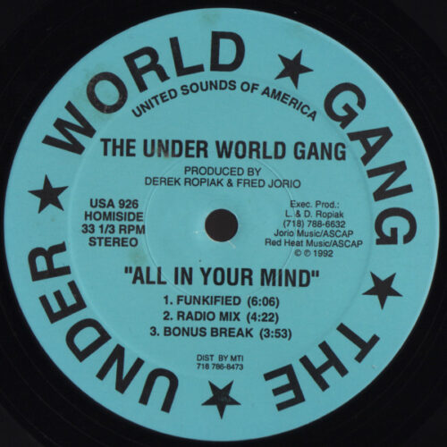 The Under World Gang - All In Your Mind