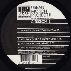 The Urban Motion Project – Holiday / I Feel Good Now!